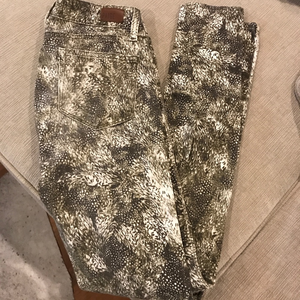 Paige Patterned Skinny Jeans